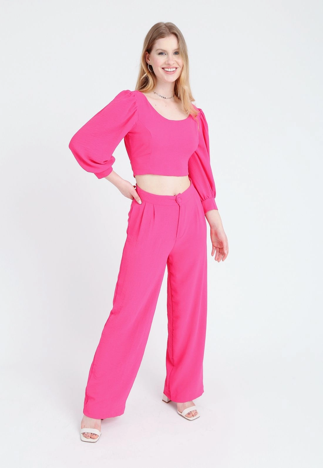 Calça Air Flow Wide Leg Prega