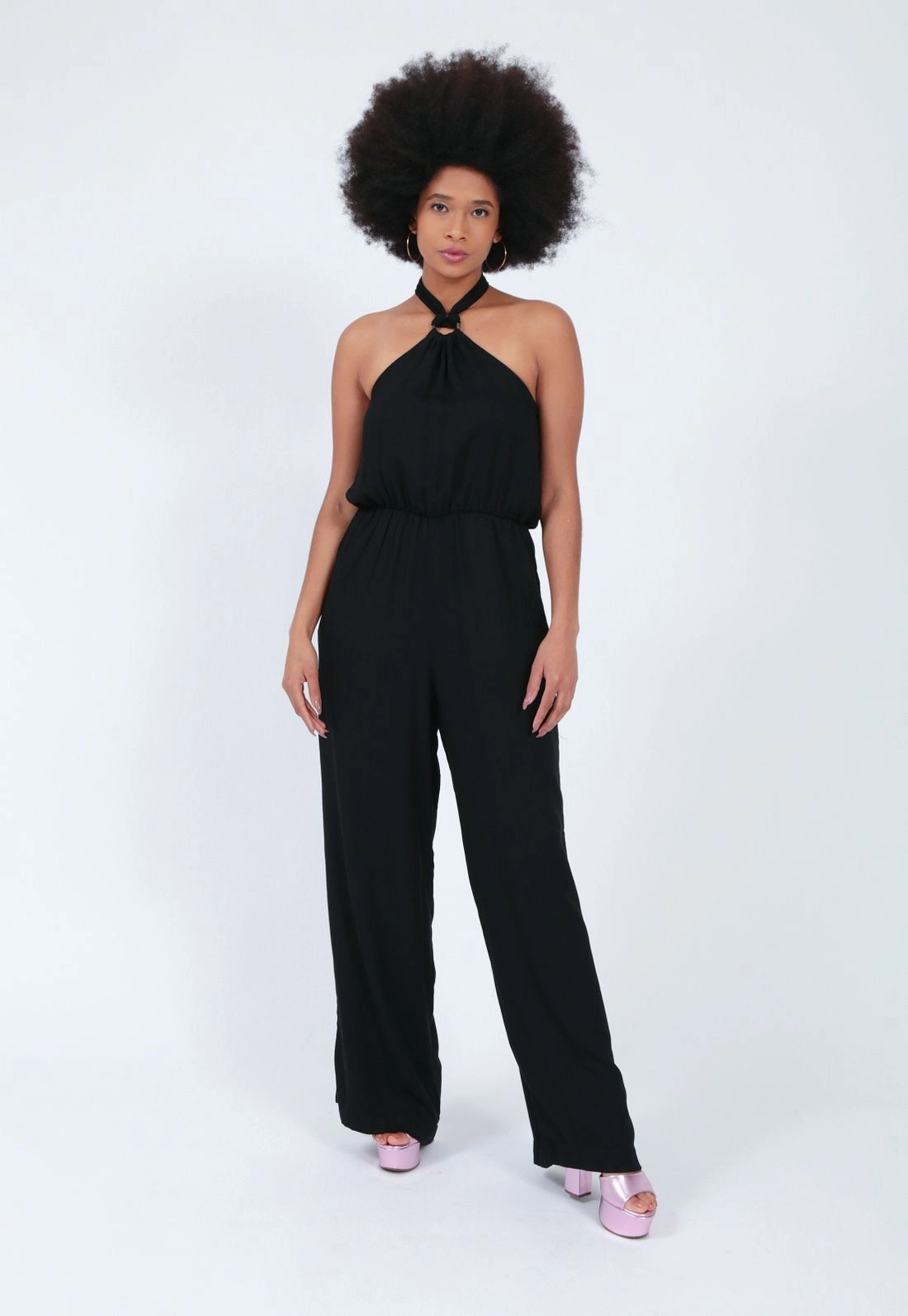 Macacão Viscose Twill Frente Única