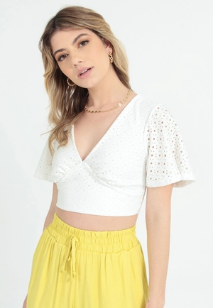 Blusa Cropped Laise Aberta