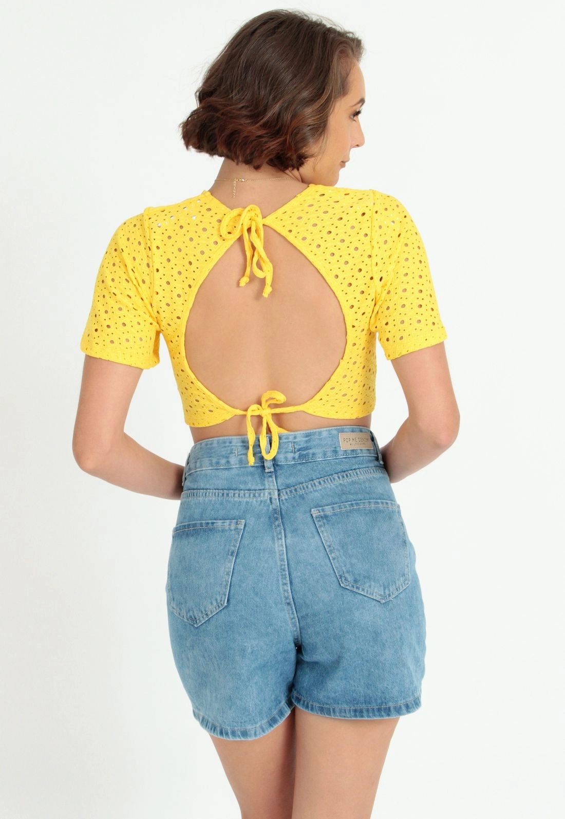 Blusa Cropped Laise Aberta