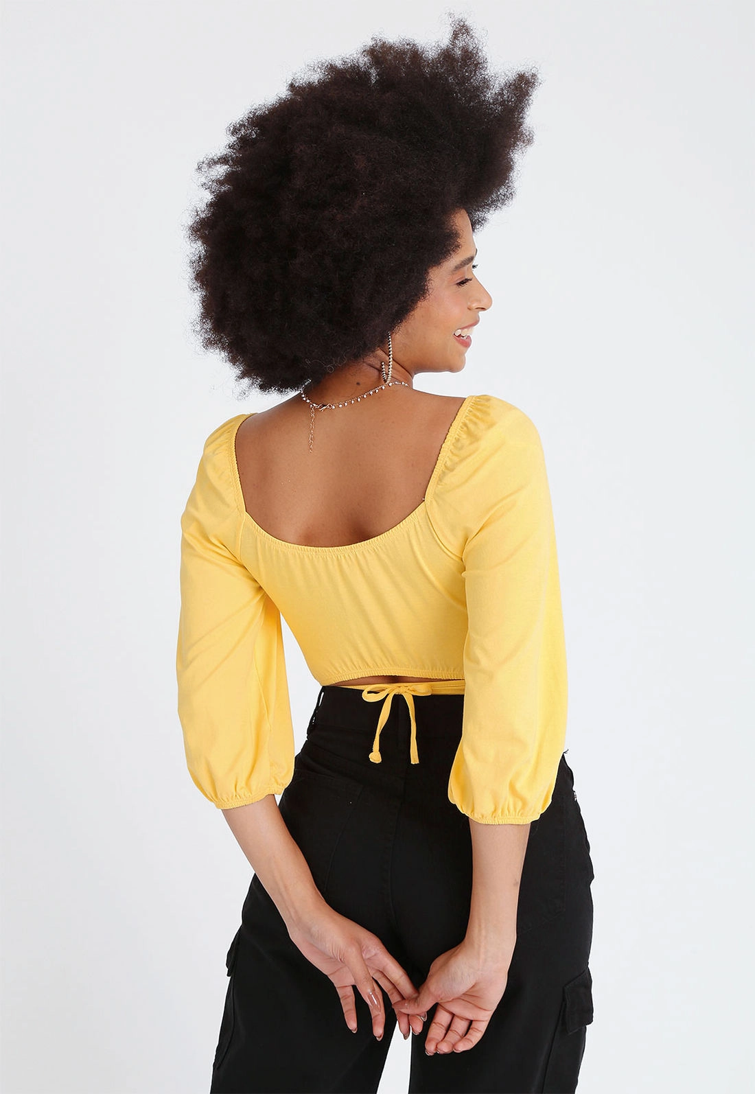 Cropped Viscolycra 7/8 Viés