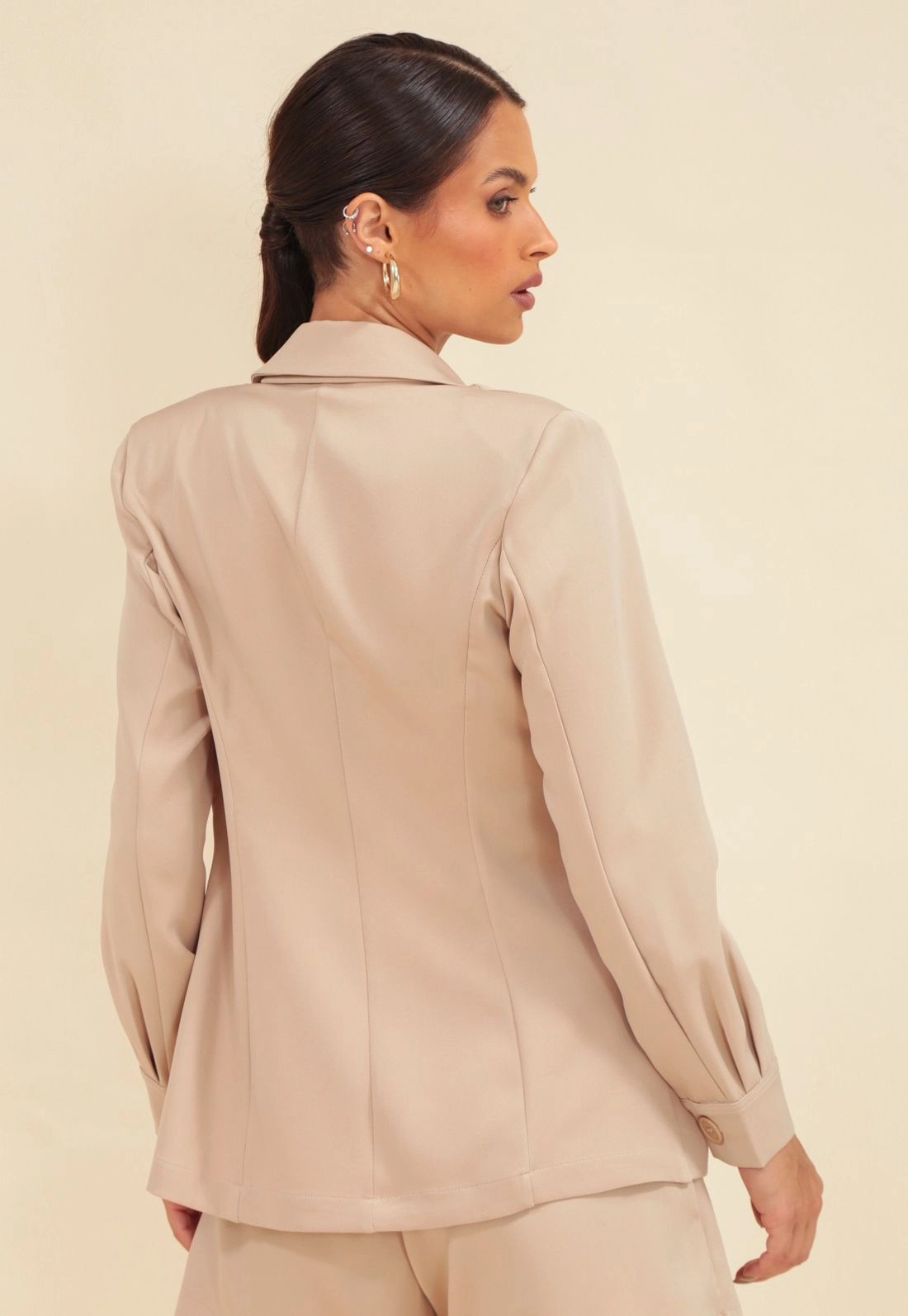 Blazer Alfaiataria Manga Longa