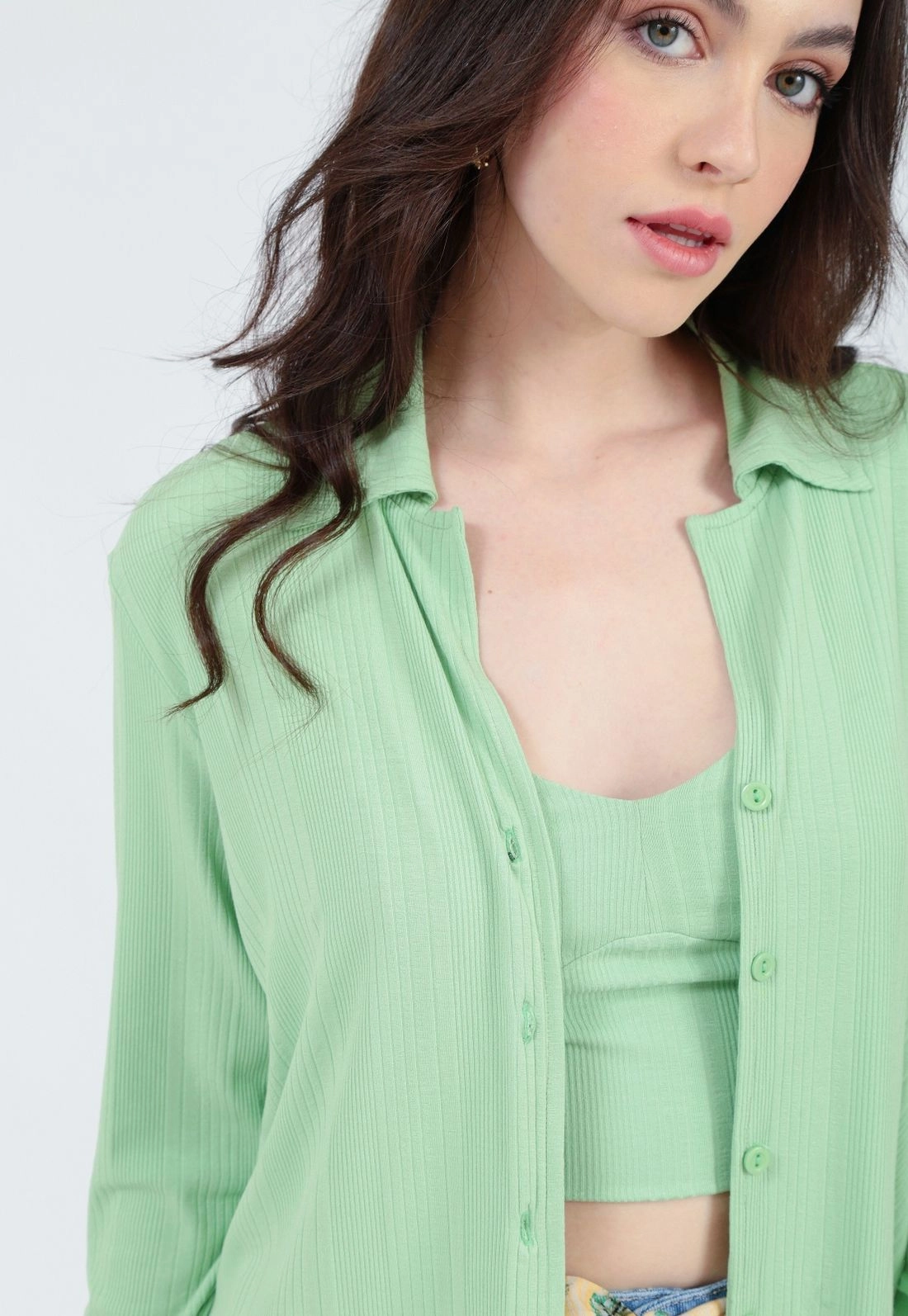 Camisa Ribana Alexia Manga Longa