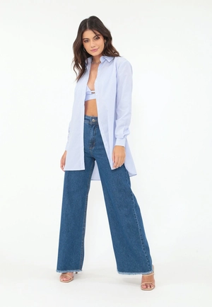 Camisa Tricoline M/L Listrada