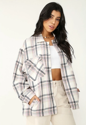Overshirt Flanela Bolso Manga Longa