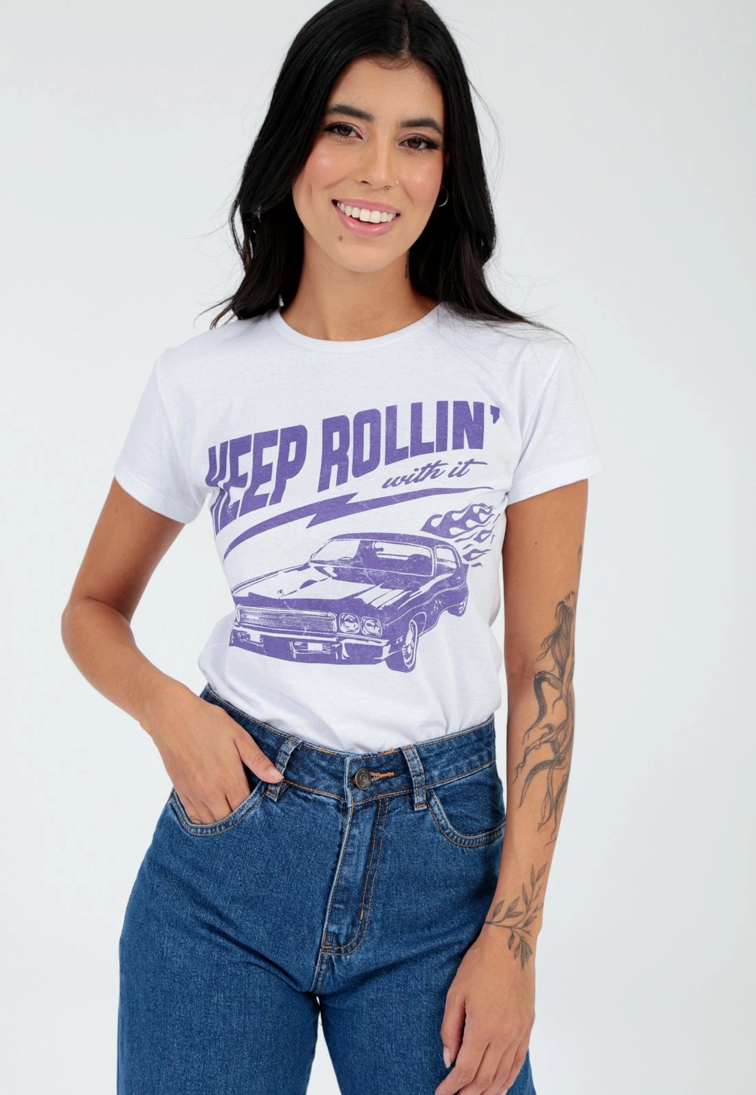 Blusa T-Shirt Keep Going