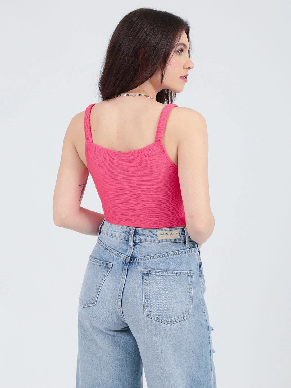Blusa Malha Hiati Alça Elástico