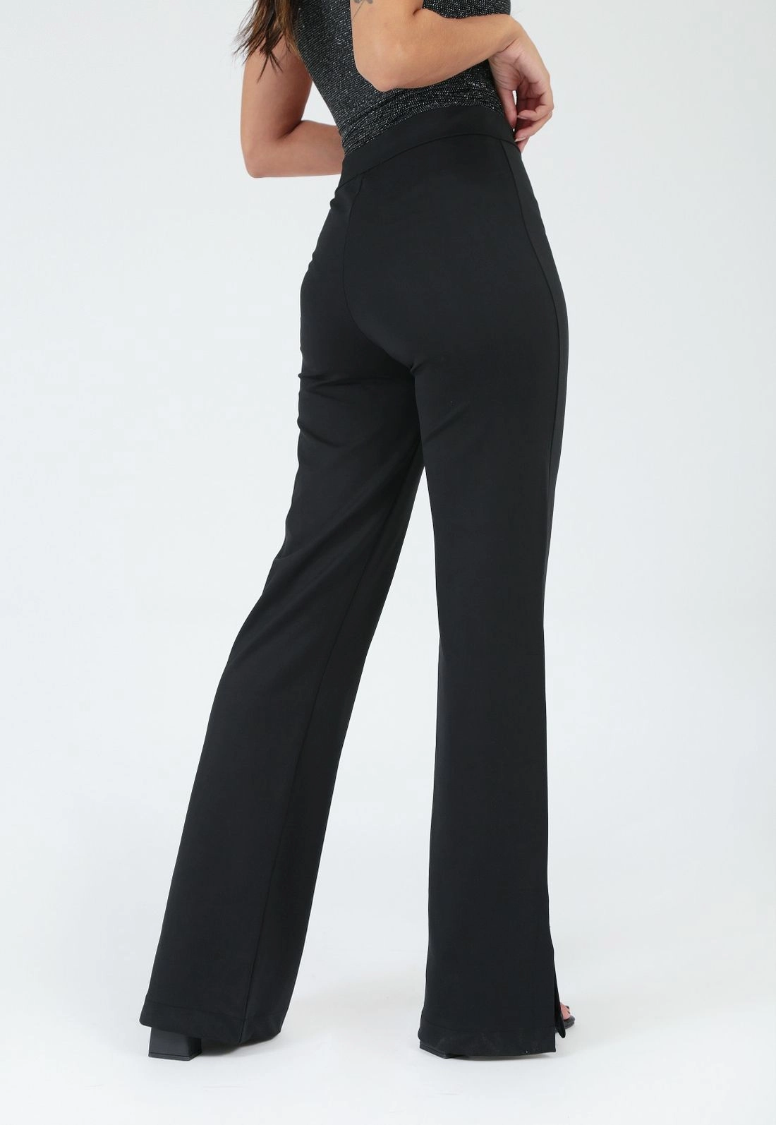 Calça Ponto Roma Wide Leg