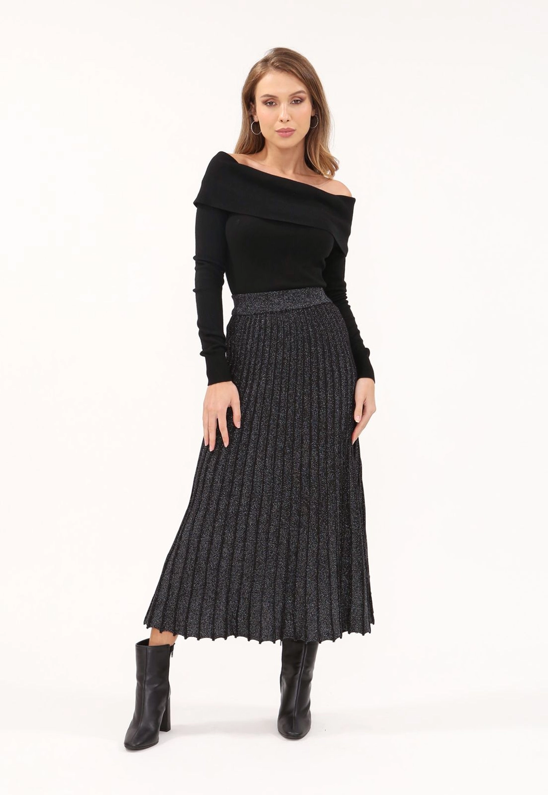 Saia Trico Midi Lurex