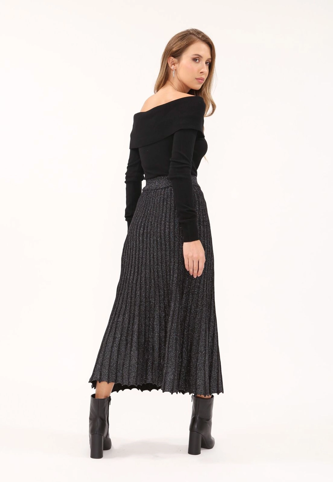 Saia Trico Midi Lurex