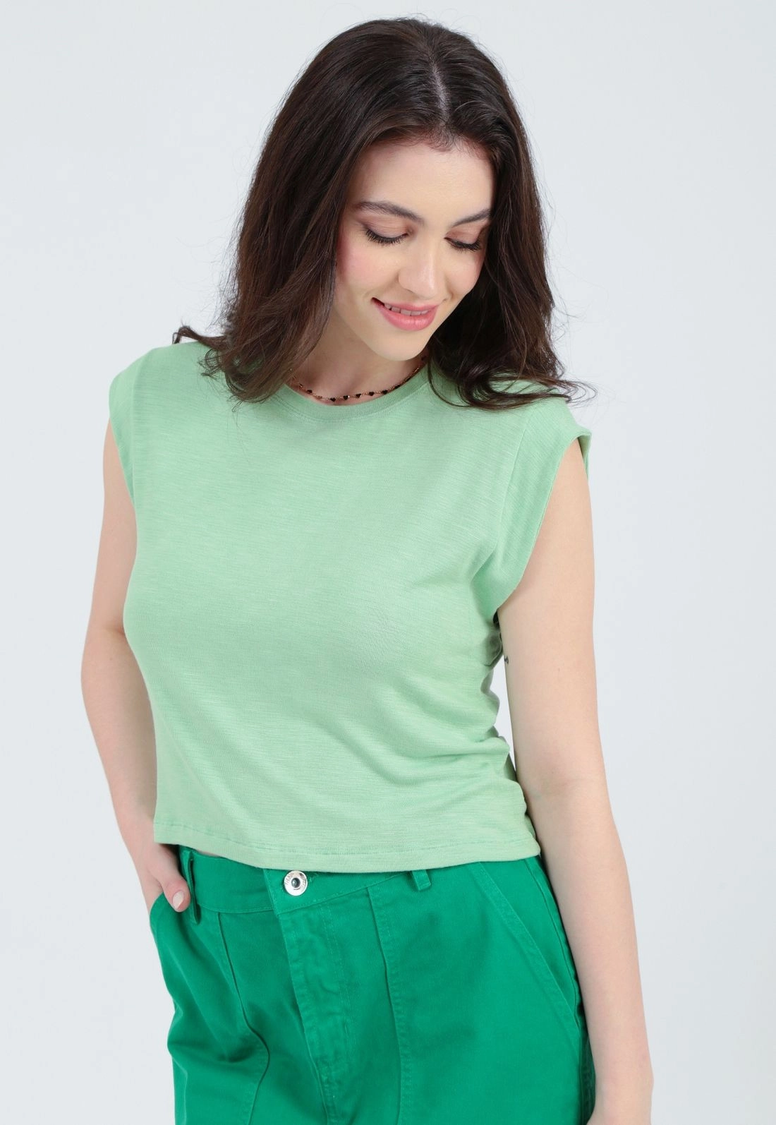 Blusa Flame Manga Curta Muscle Tee