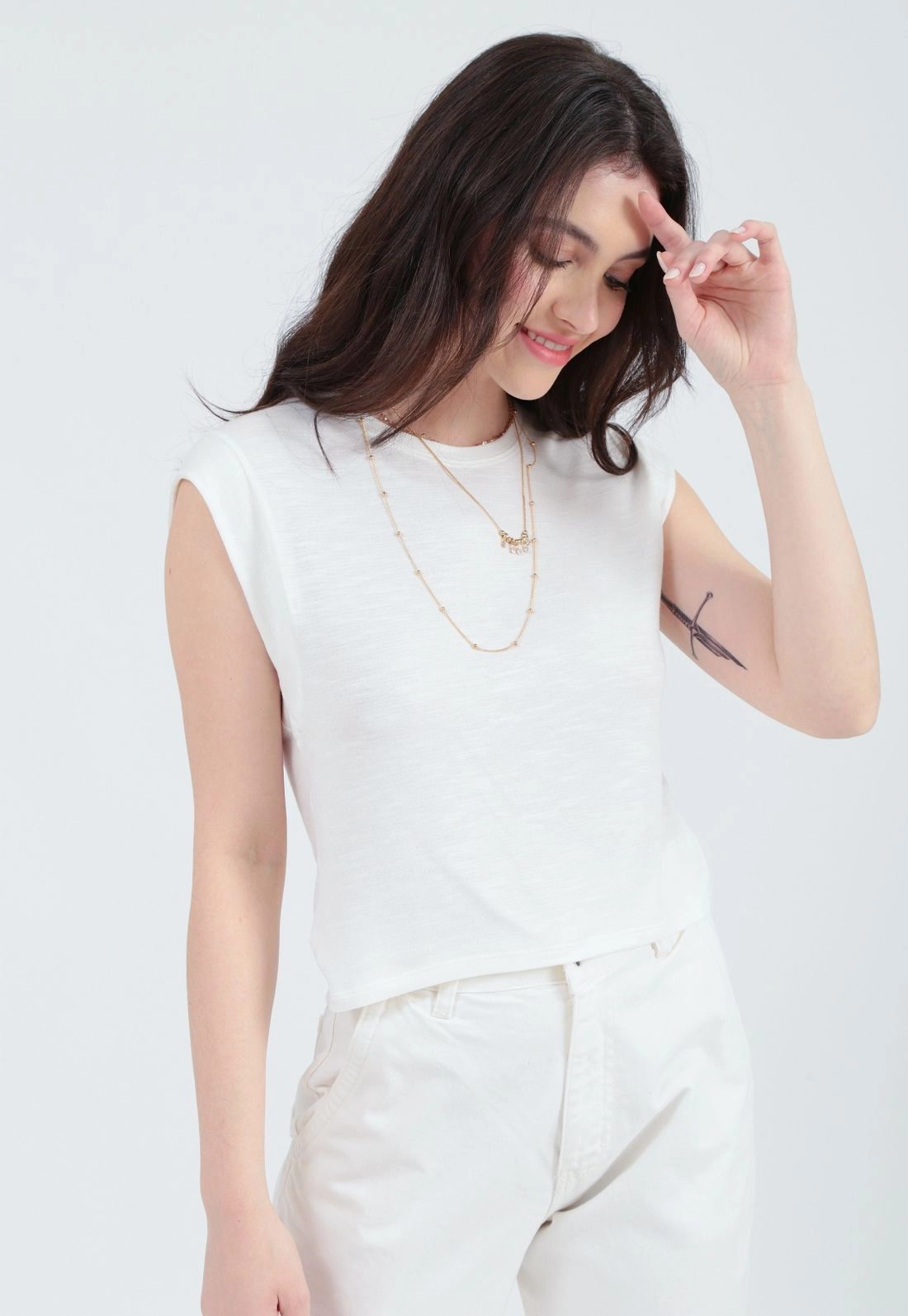 Blusa Flame Manga Curta Muscle Tee