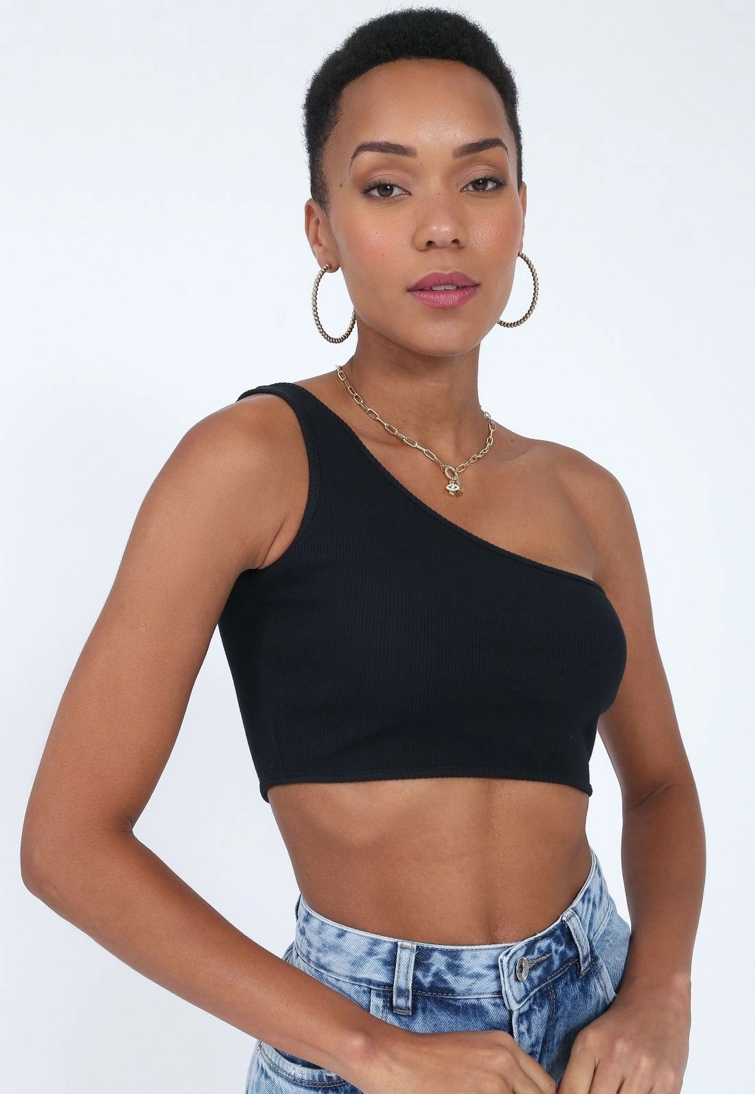 Cropped Ribana Ombro Só