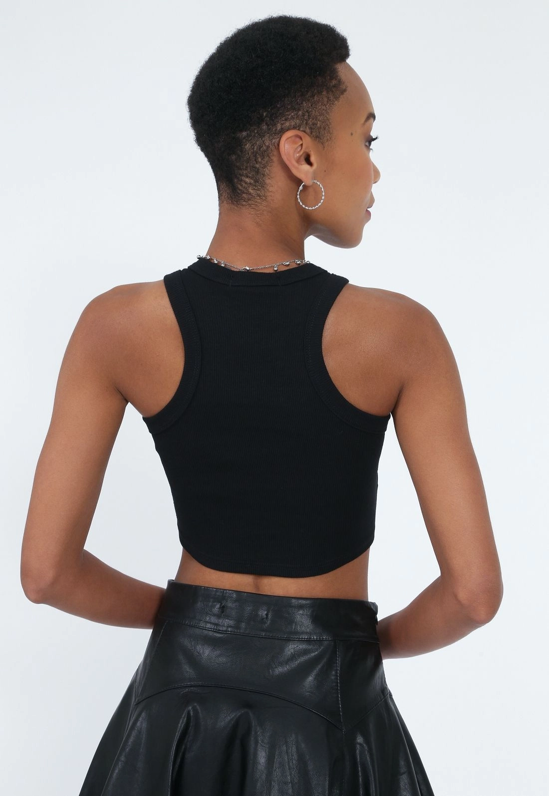 Blusa Ribana Sem Manga Nadador