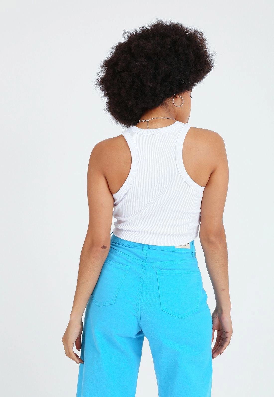 Blusa Ribana Sem Manga Nadador