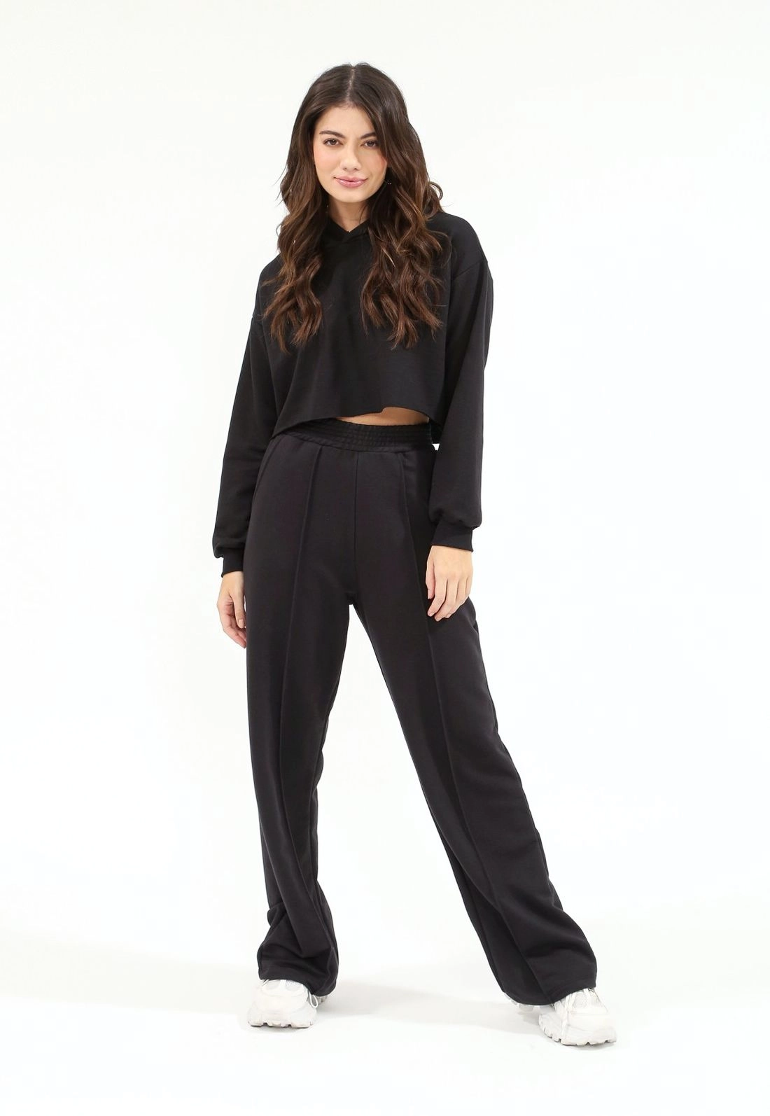 Calça Moletom Wide Bolso