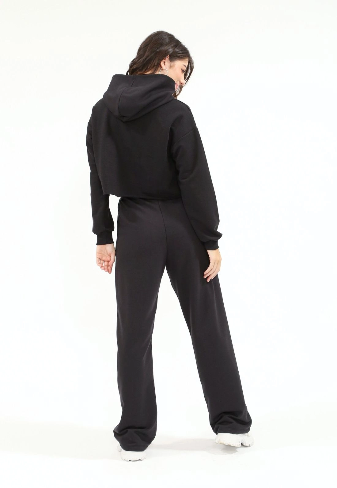 Calça Moletom Wide Bolso