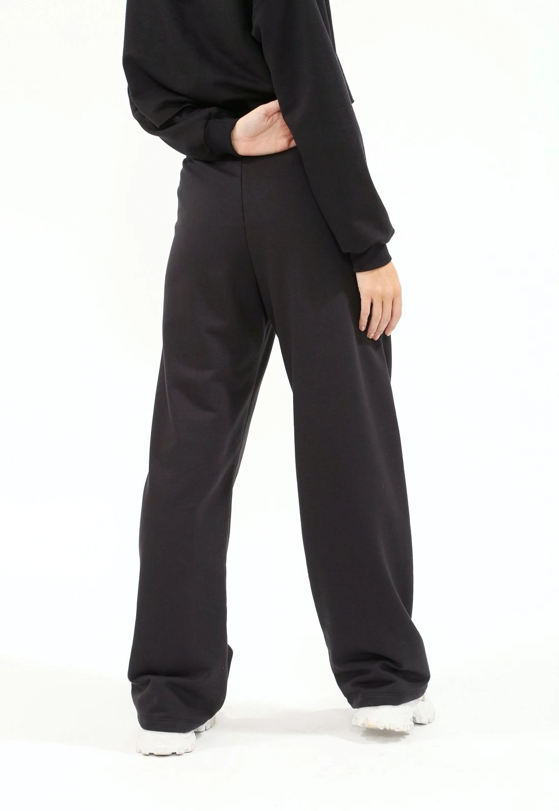 Calça Moletom Wide Bolso