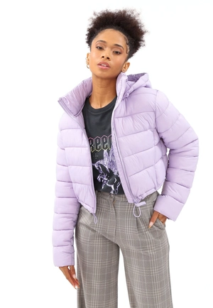Jaqueta Nylon Matelasse Capuz