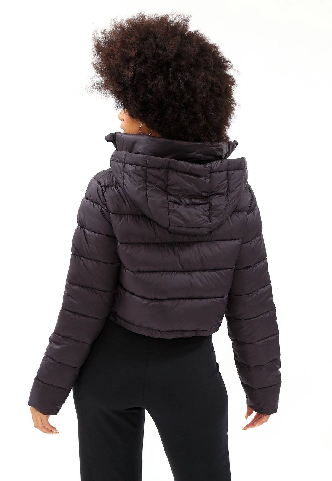 Jaqueta Nylon Matelasse Capuz