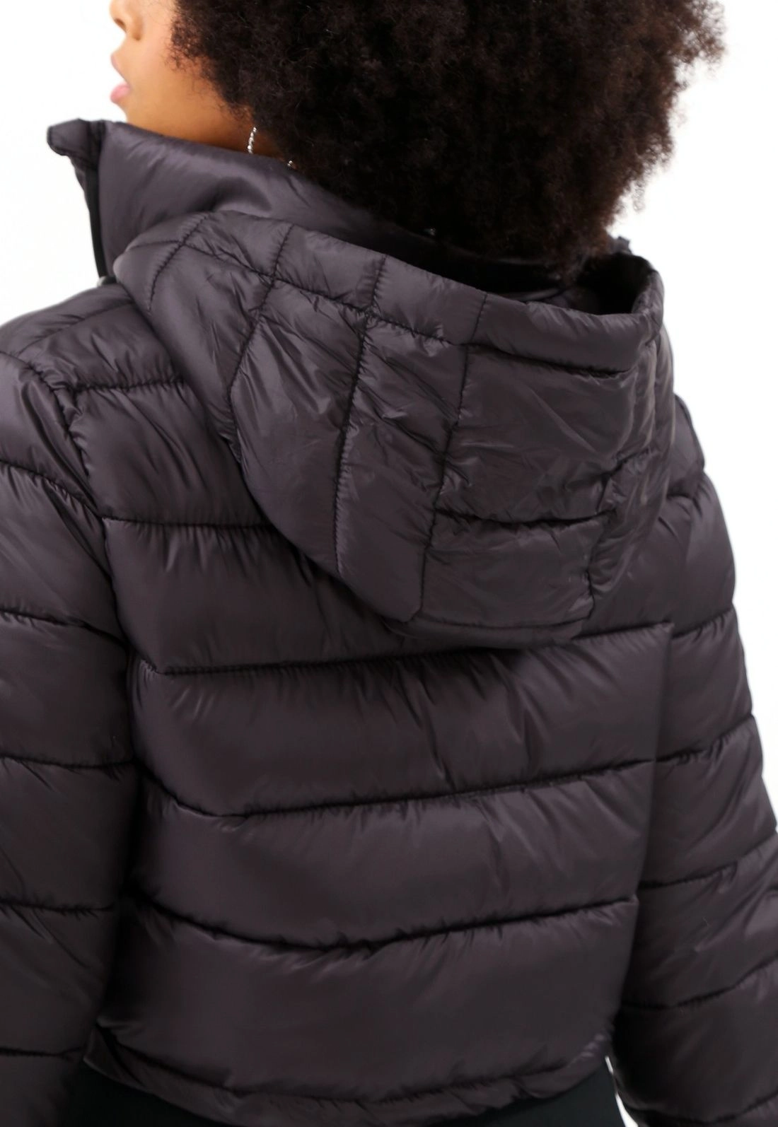 Jaqueta Nylon Matelasse Capuz