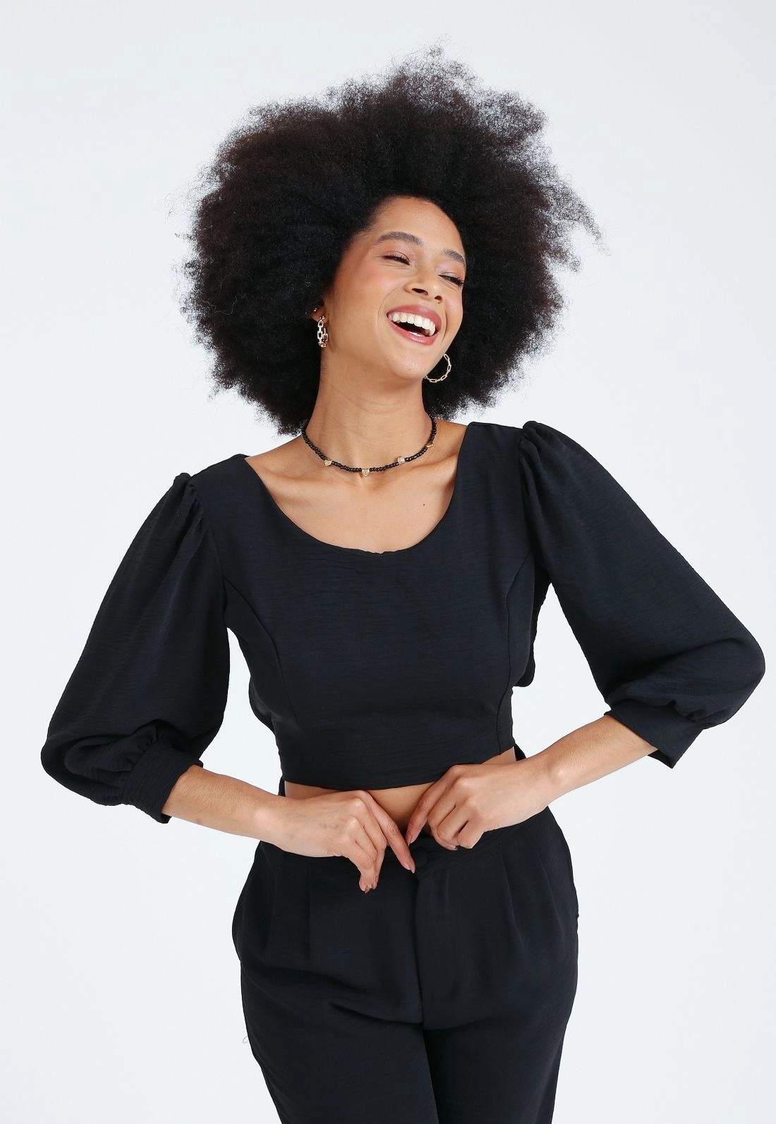 Cropped Air Flow 7/8 Aberta Costas