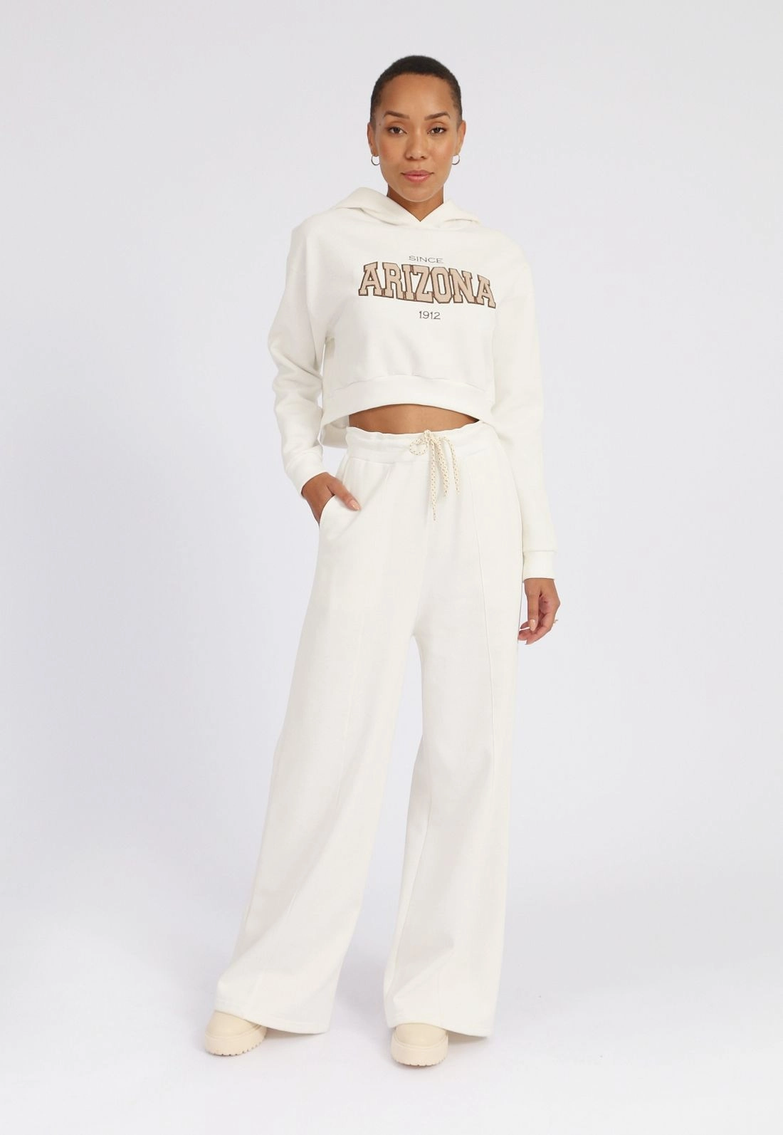 Calça Moletom Wide Leg