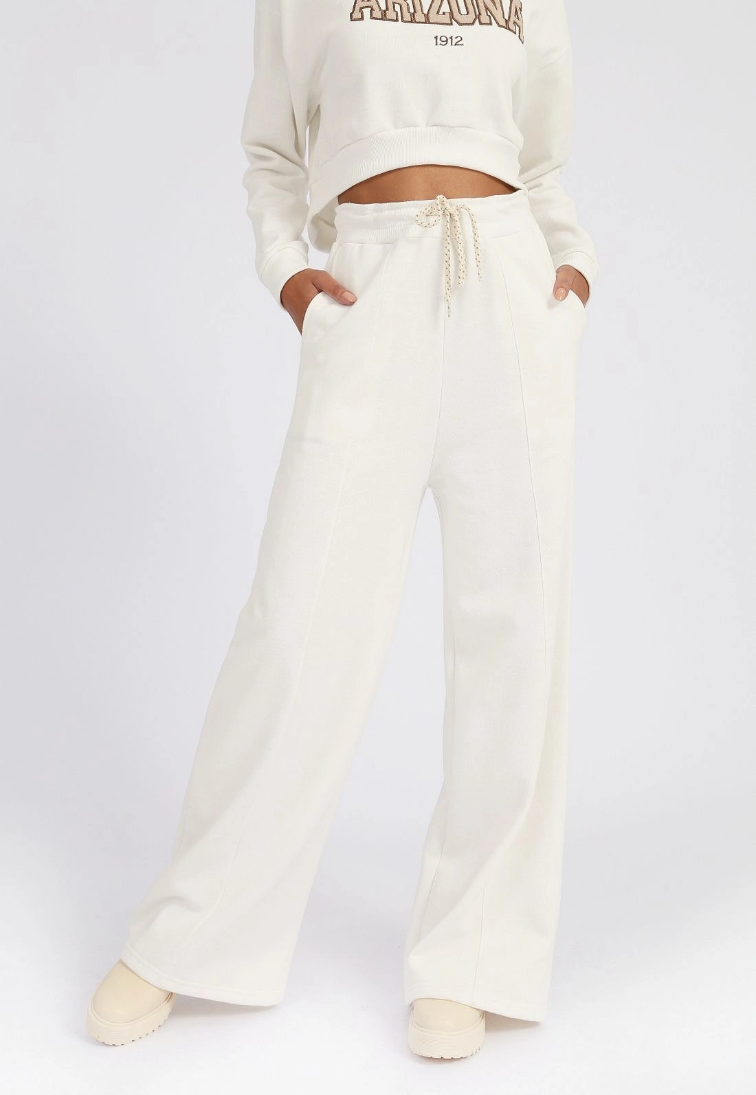 Calça Moletom Wide Leg