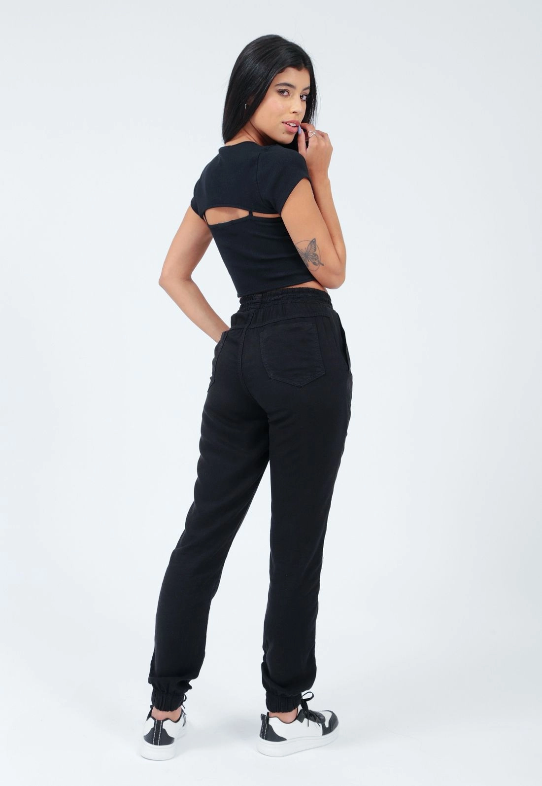 Calça Lyocel Jogger Bolso