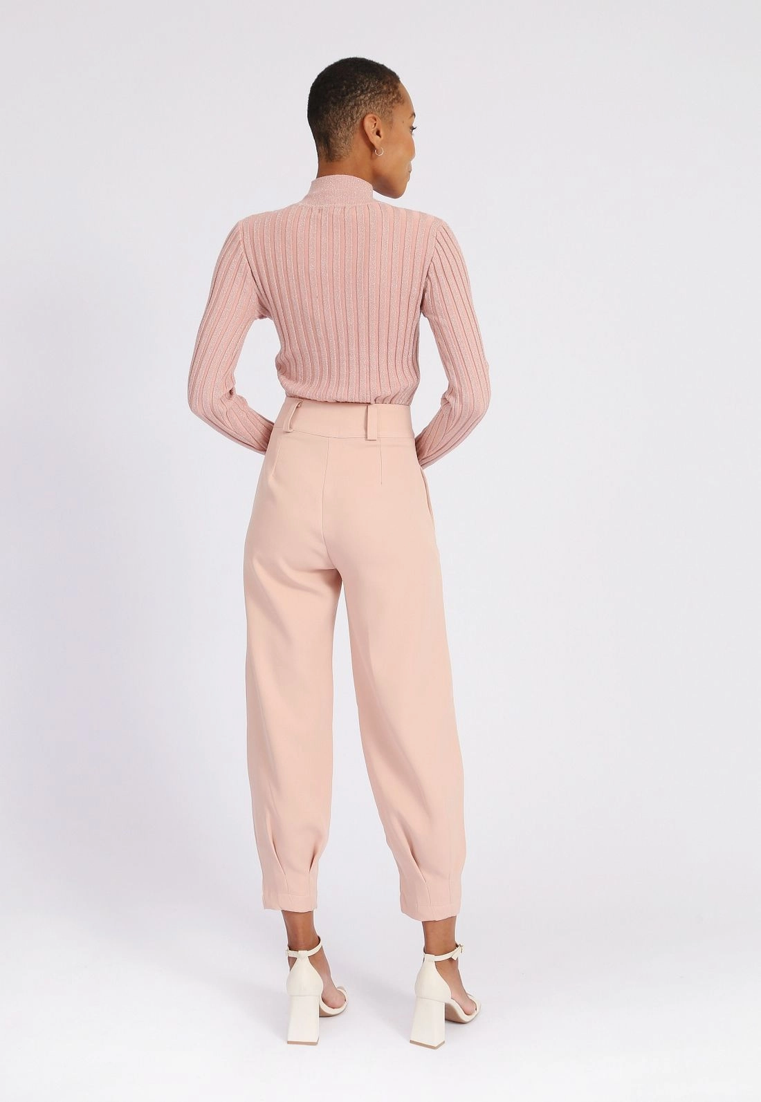 Calça Crepe Jogger Prega