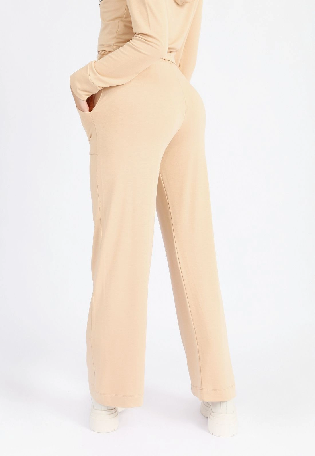Calça Wide Leg Moletinho
