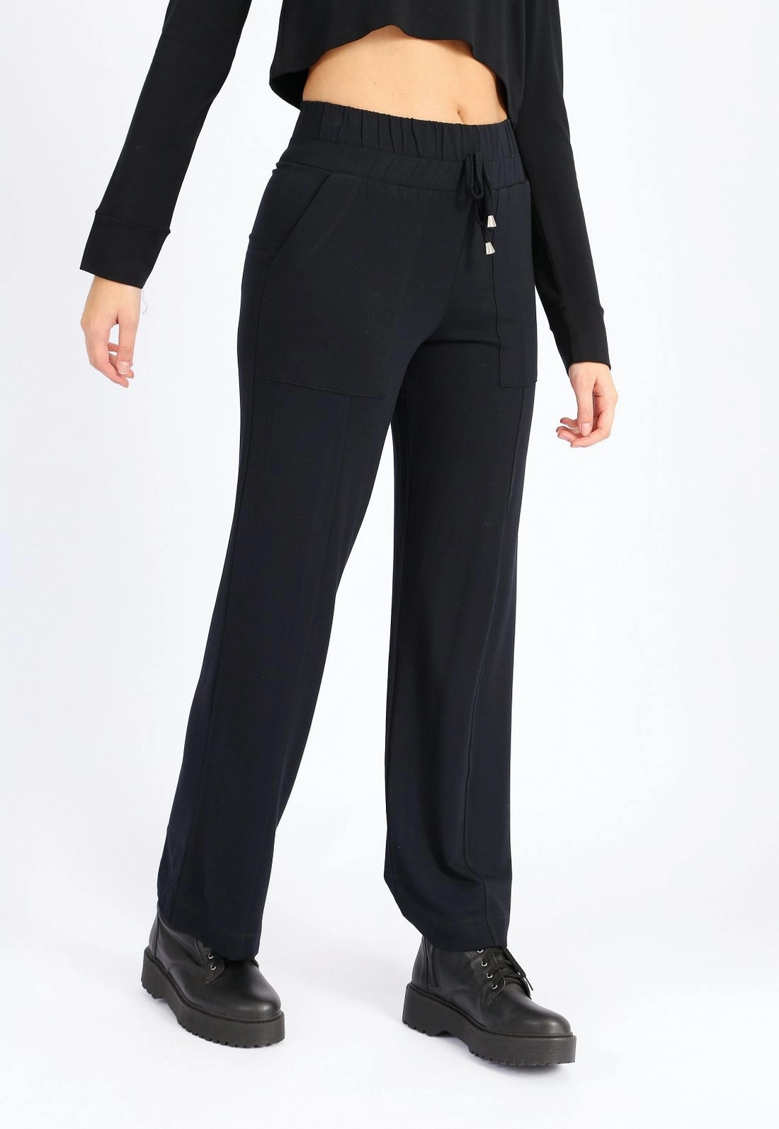 Calça Wide Leg Moletinho