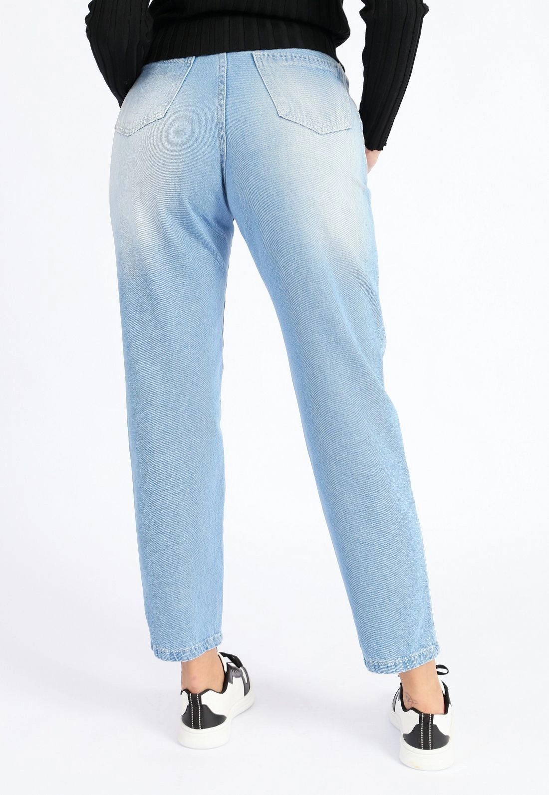 Calça Jeans Desenhos Rasgos
