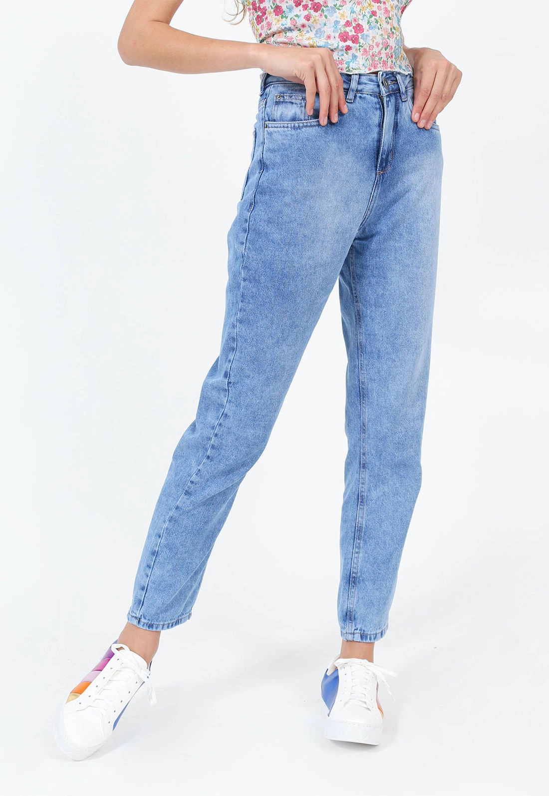 Calça Mom Jeans Basica