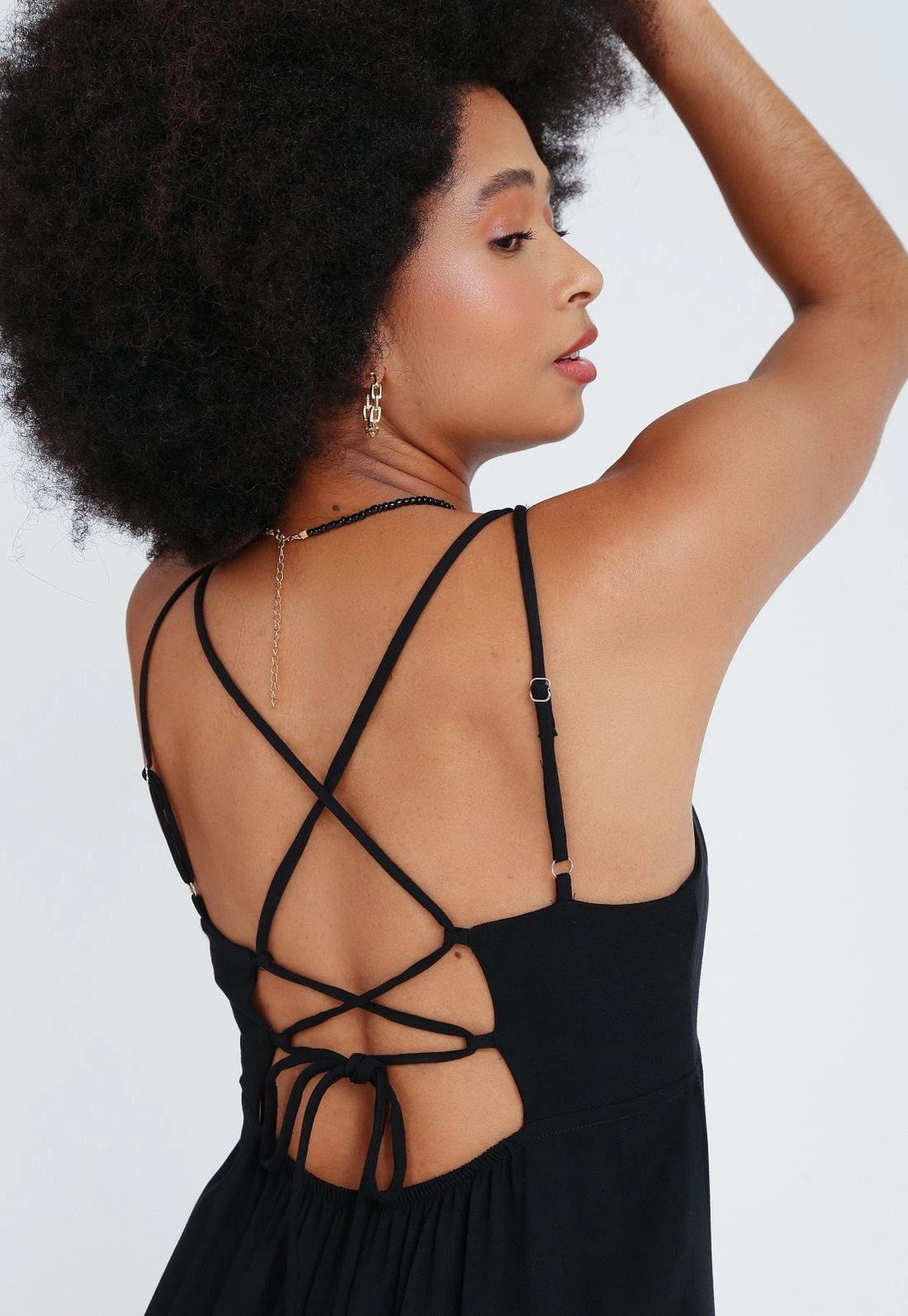 Vestido Viscose Twill Longo Maria