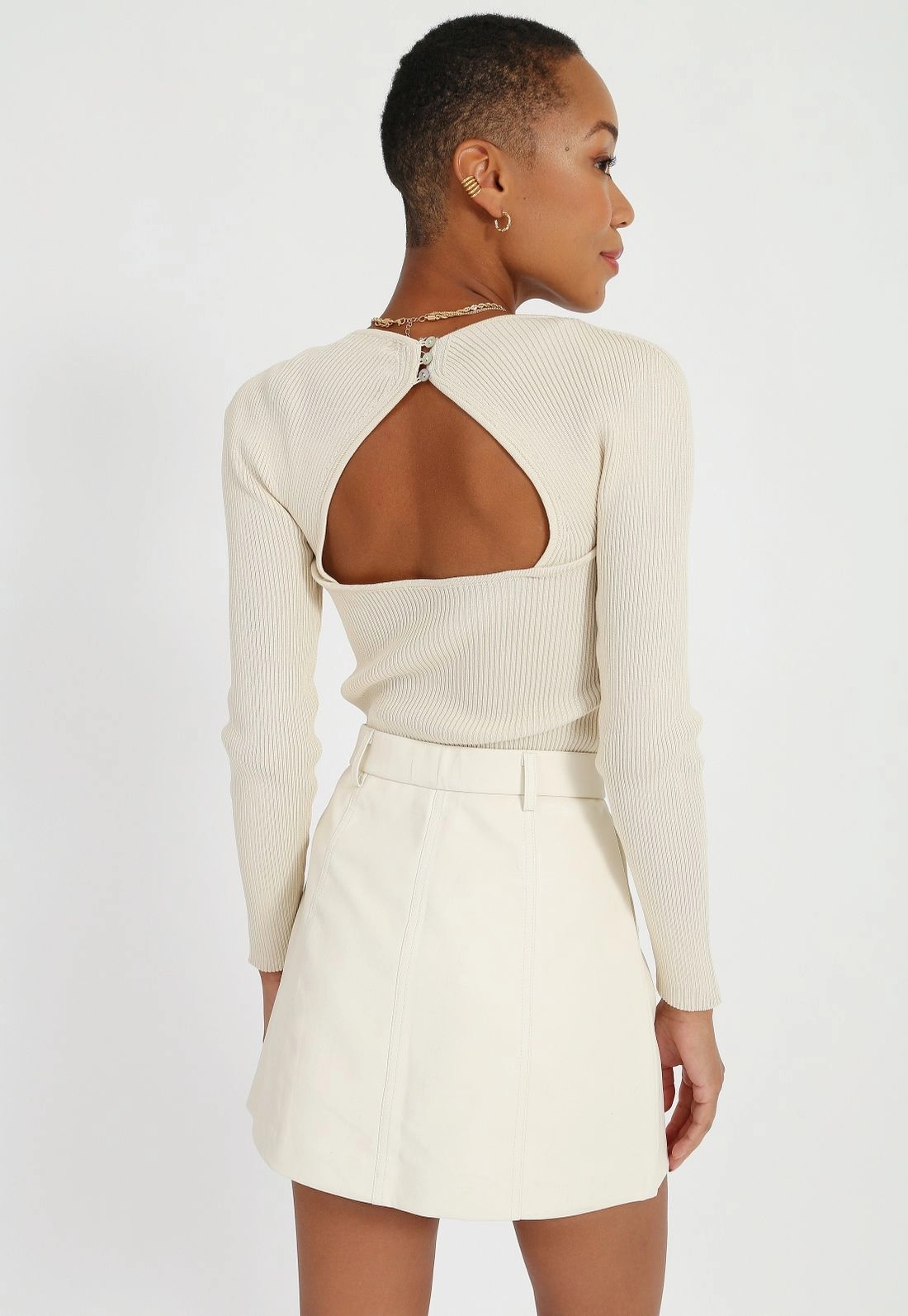 Blusa Tricô Decote Princesa g
