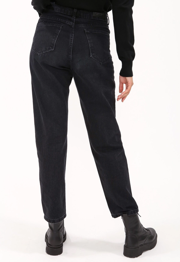Calça Jeans Mom Black