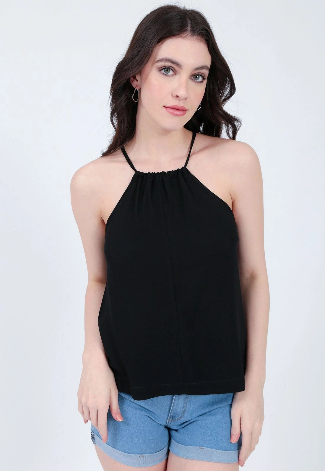 Blusa Viscose Twill Frente Única