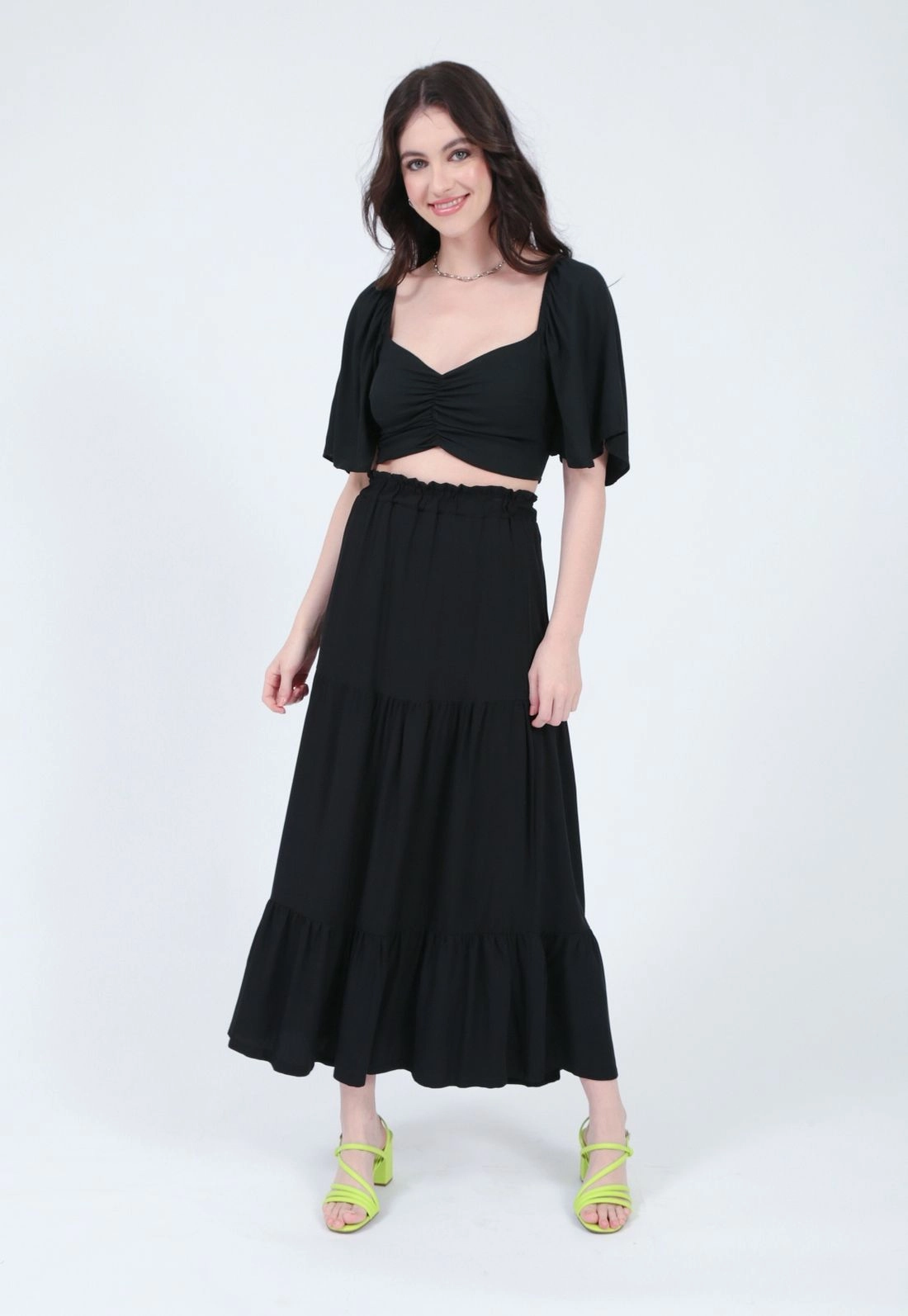 Saia Viscose Midi Marias