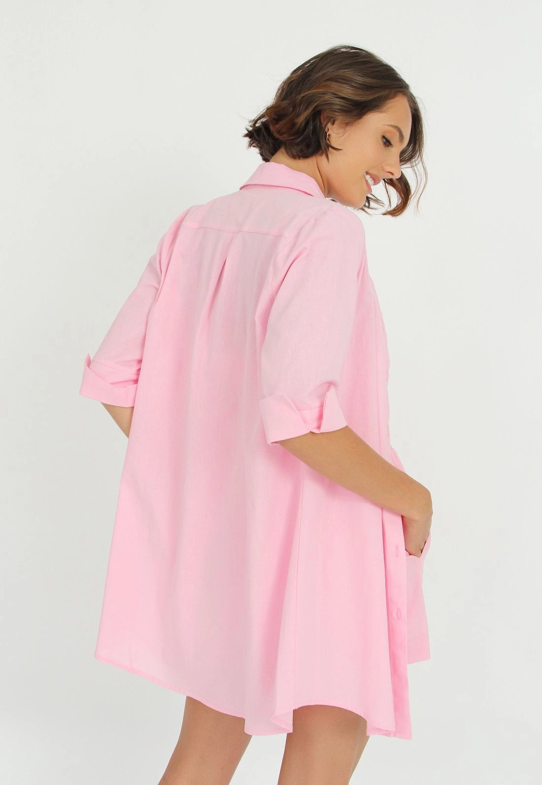 Camisa Manga 3/4 Com Top