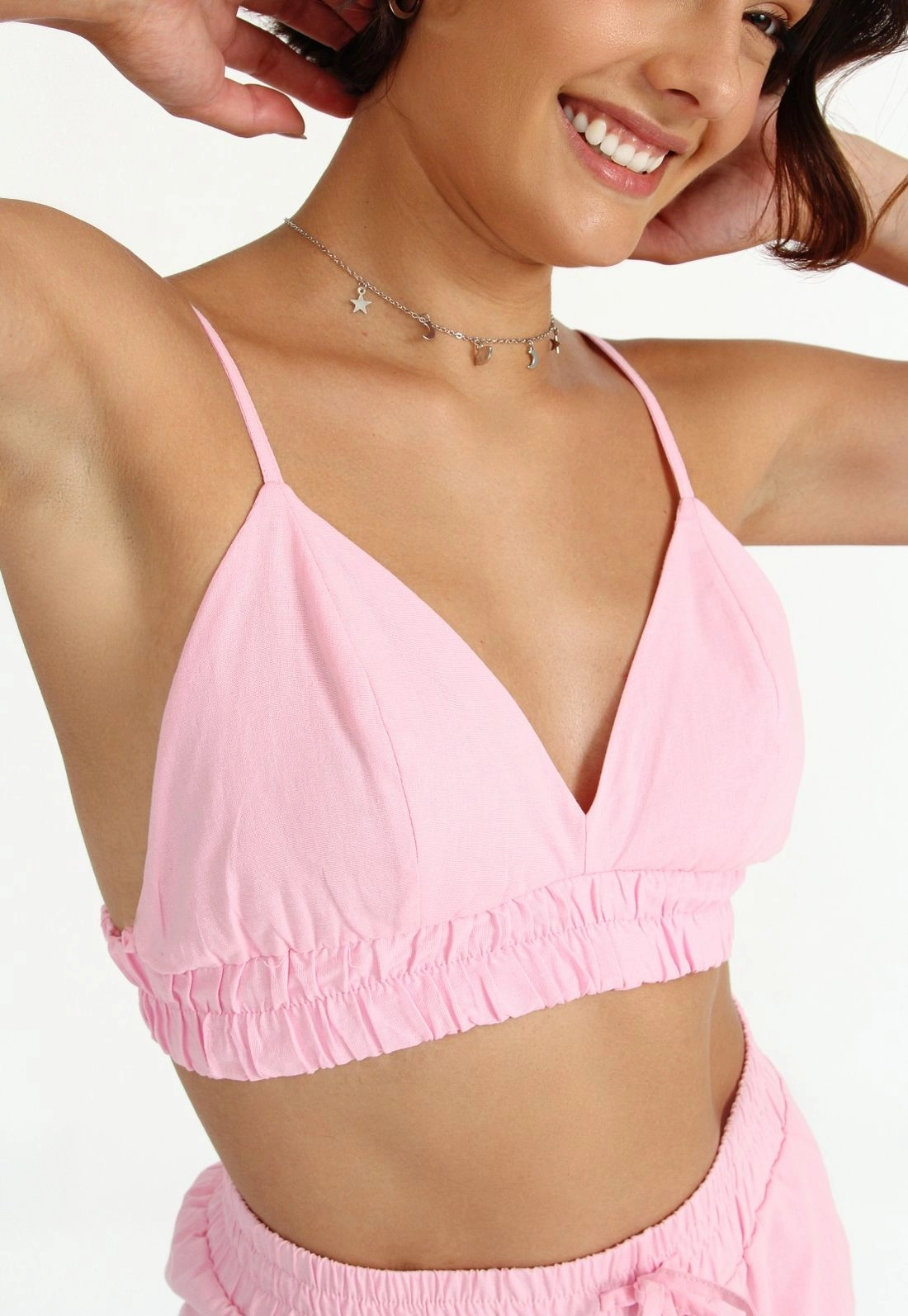 Camisa Manga 3/4 Com Top