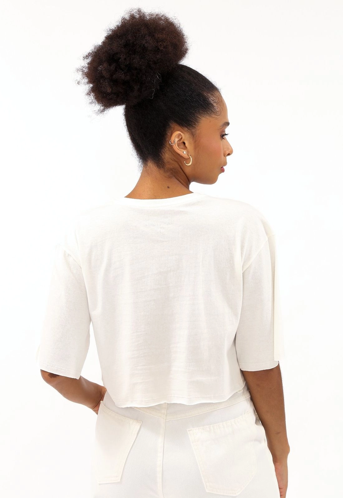 Cropped M/M M/C Silk Love Glitter