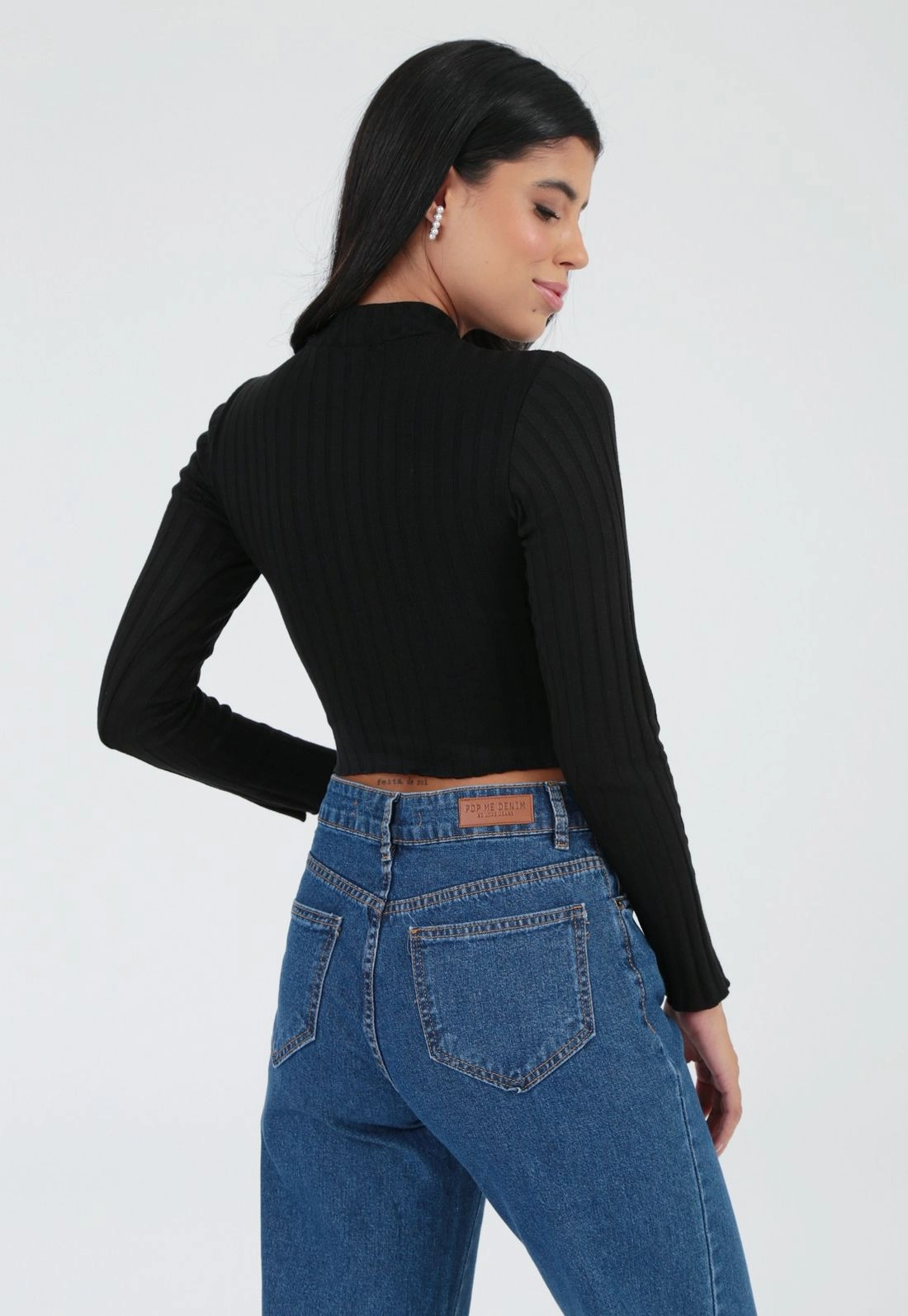Blusa Tricô Vazado Busto
