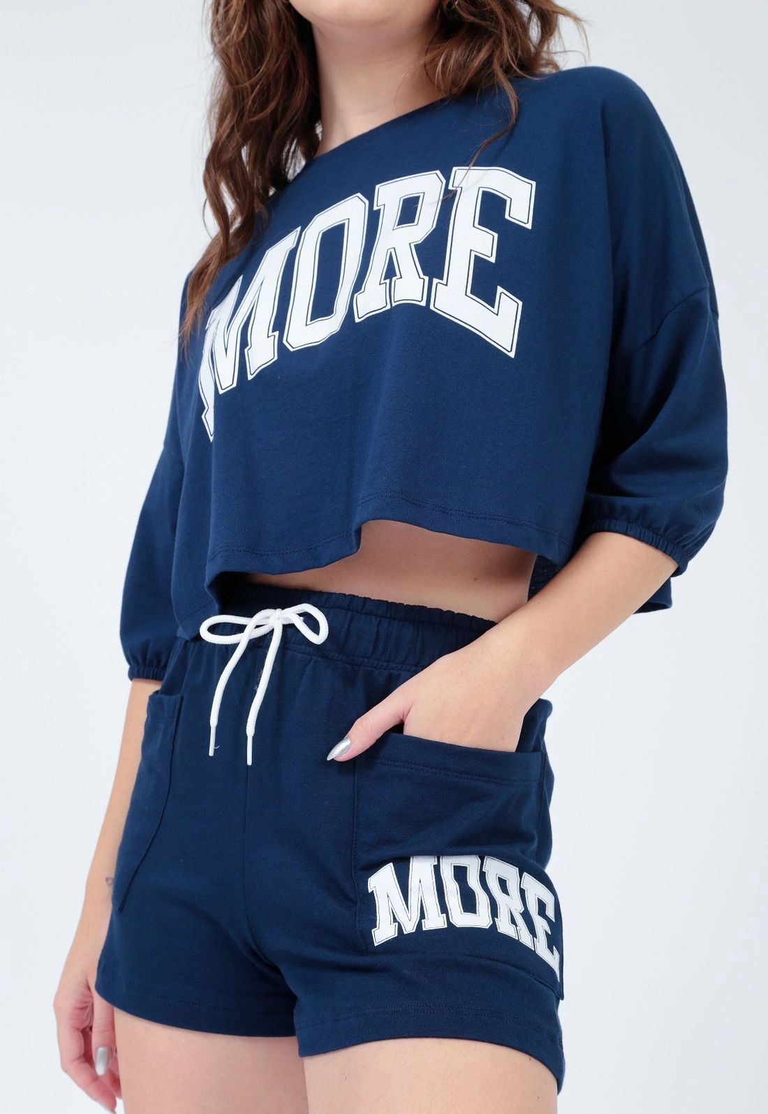 Shorts Moletinho Bolso Silk