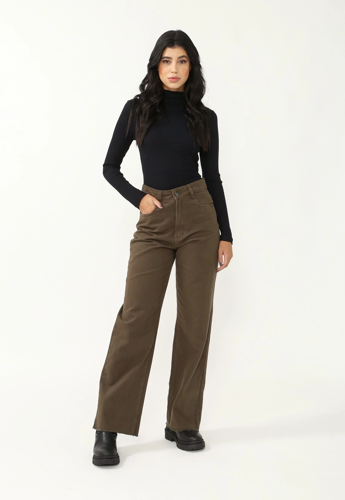 Calça Sarja Reta