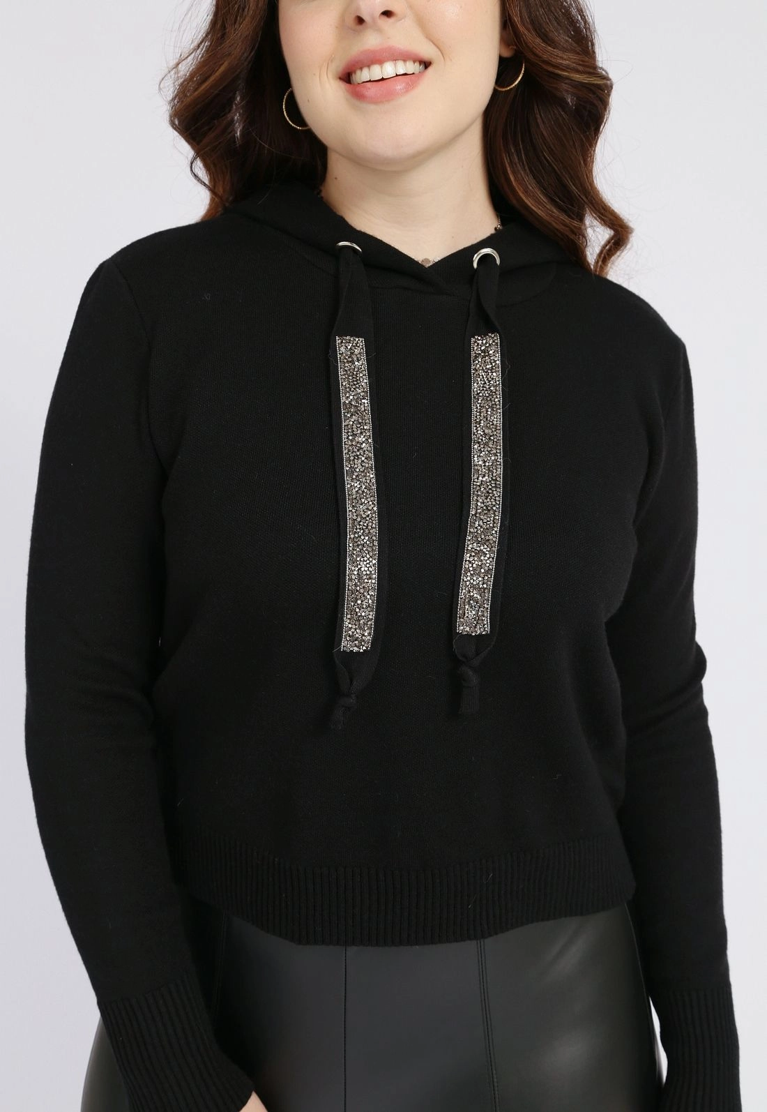 Blusa Tricô Cordão Strass g