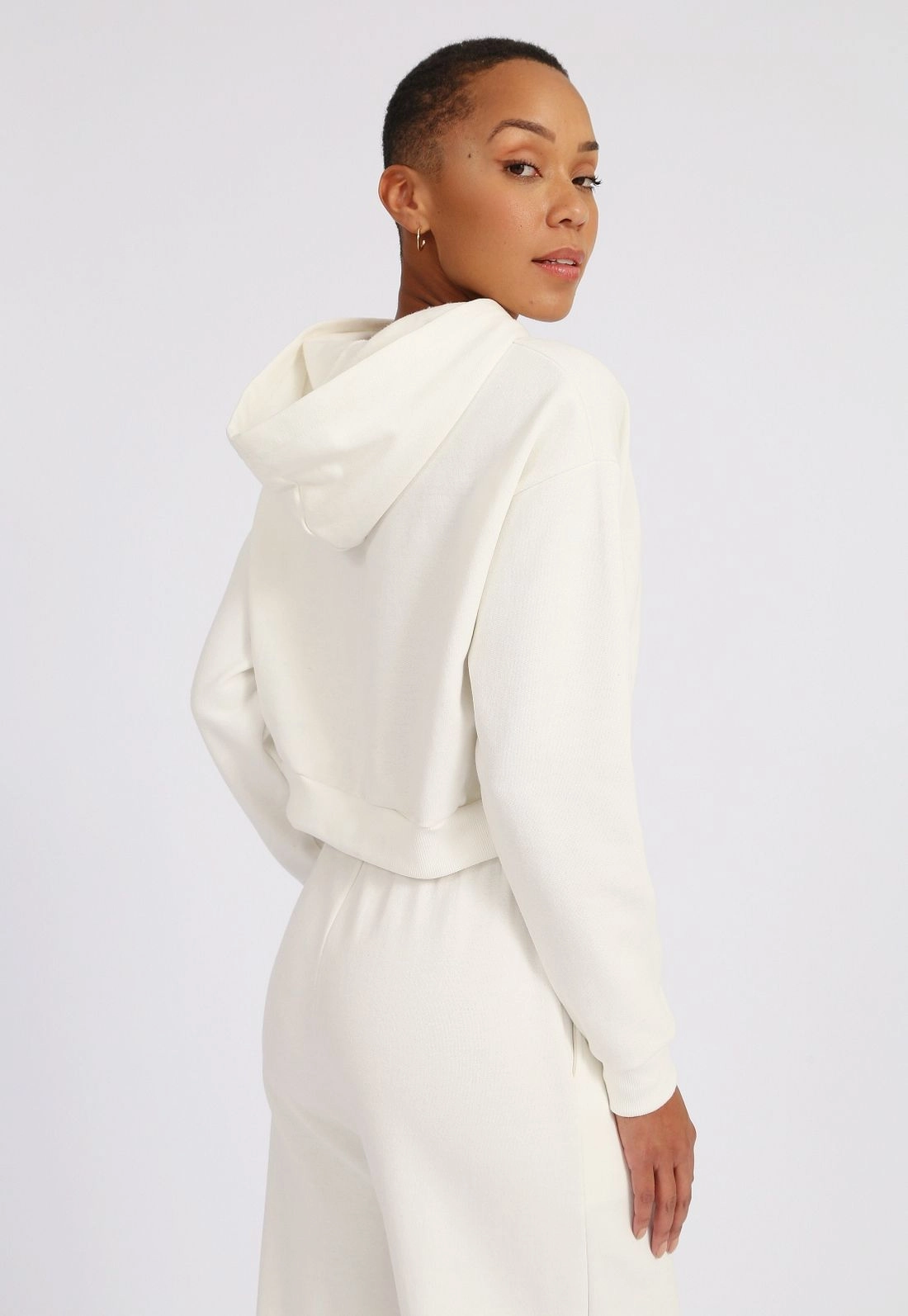 Blusa Cropped Moletom Aplique