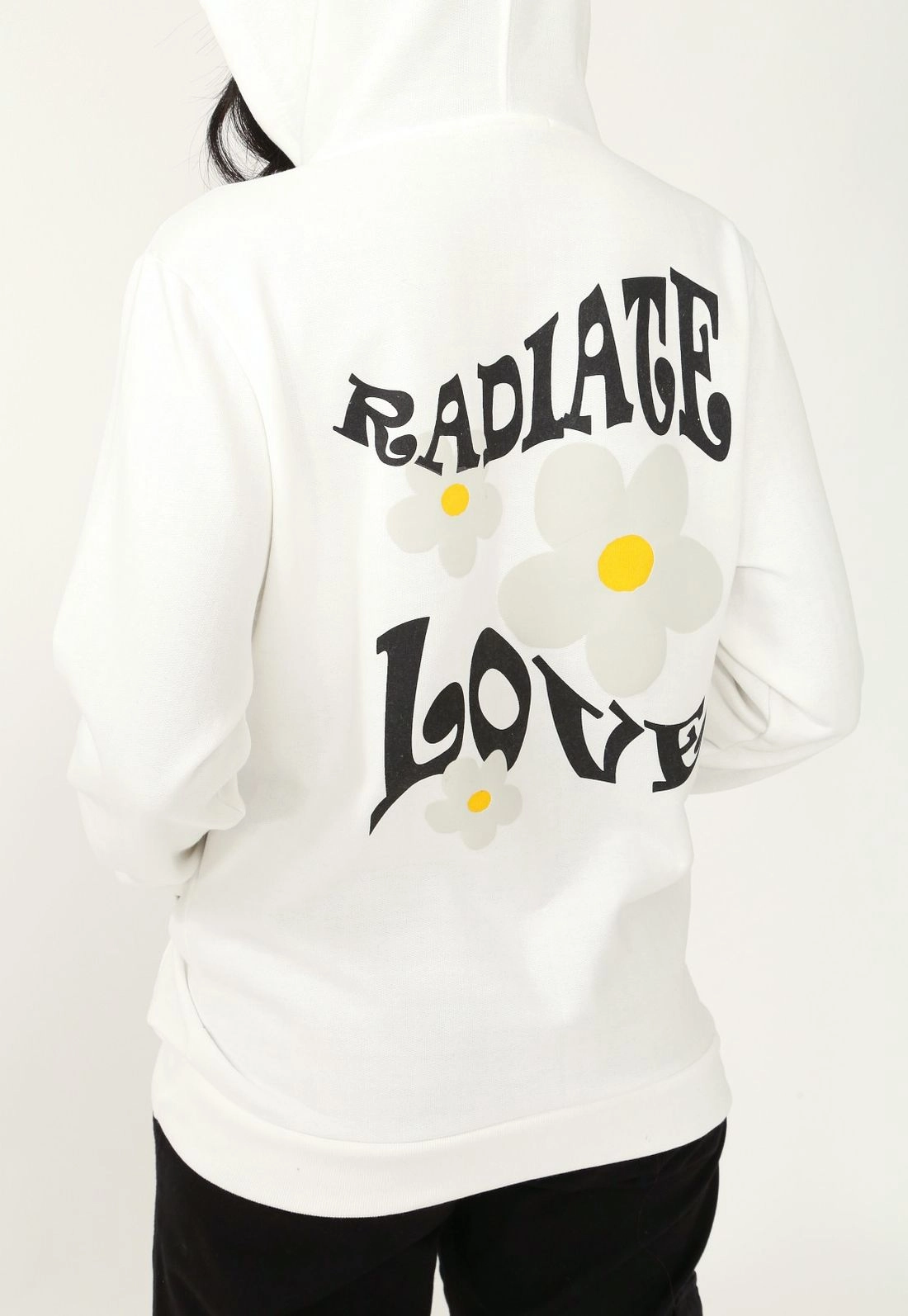 Blusa Moletom Oversize Manga Longa Love