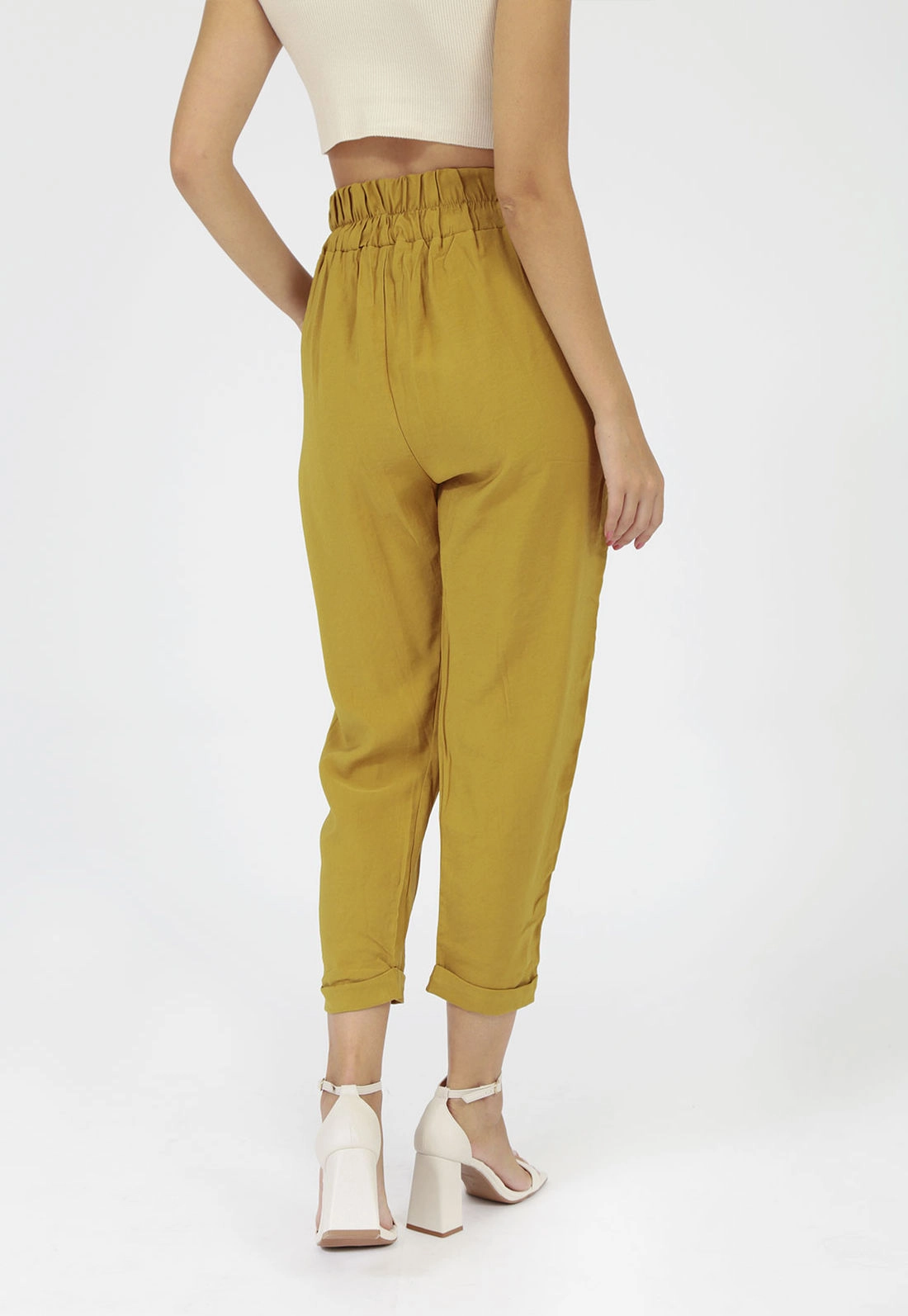 Calça Crepe Cós Elástico