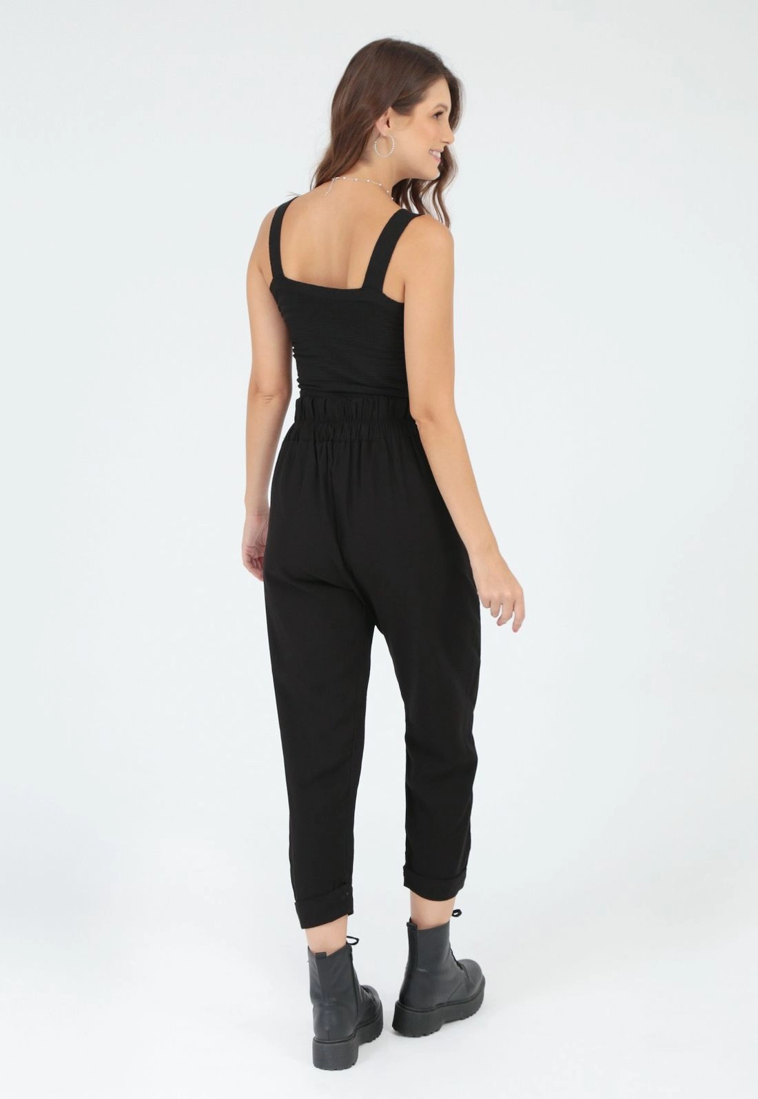 Calça Crepe Cós Elástico